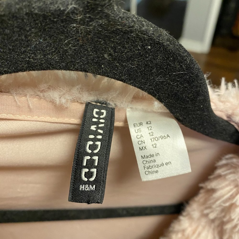 H&M Fuzzy Pink Jacket - Picture 7 of 10